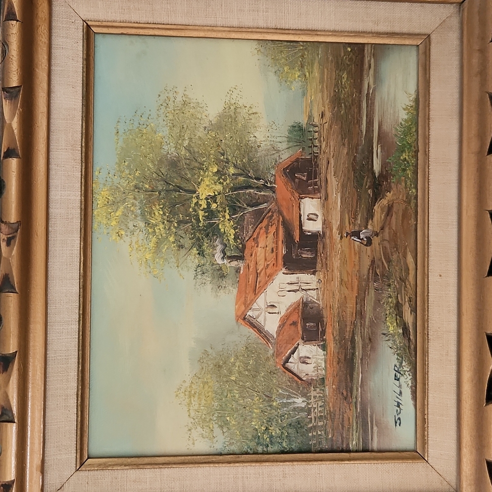 Shiller oil painting